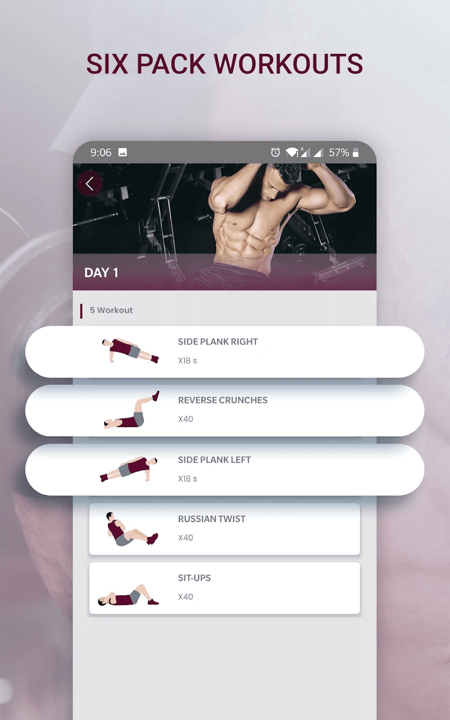 Abs Workout - Six Pack 30 Days screenshot