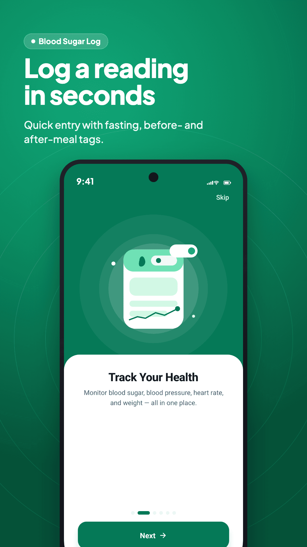 Blood Sugar Tracker & BP Log thumbnail 2