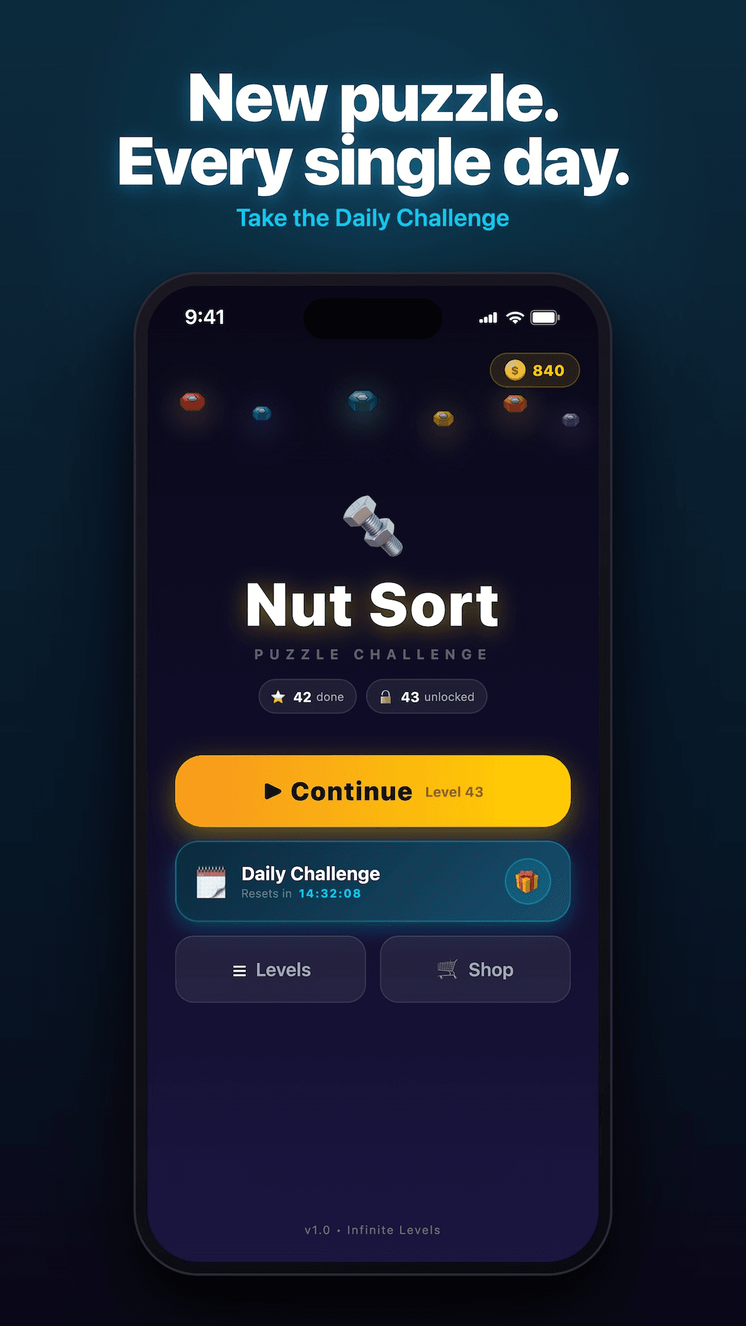 Nut Sort: Bolt Sorting Puzzle thumbnail 5